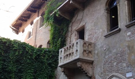 Italija. Džiuljetos namas.