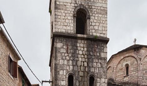 Juodkalnija. Kotoras. Katedra.