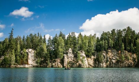 Čekija. Adršpadų kalnai.