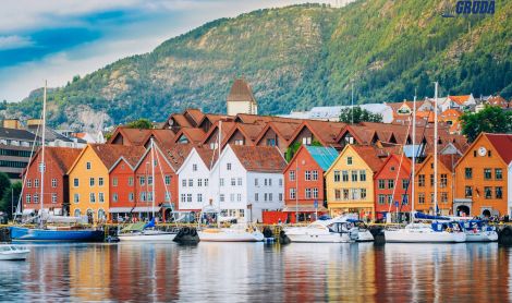 Norvegija. Bergenas.