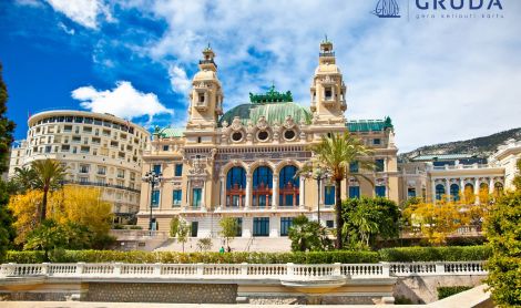 Monakas. Monte Karlo kazino.