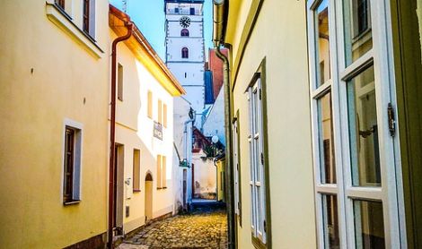 Čekija. Jindrichuv Hradecas.