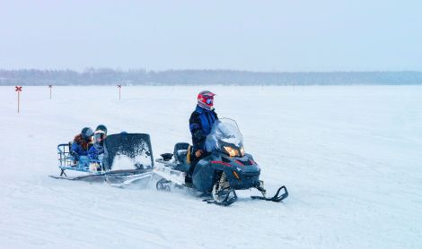 Suomija. Laplandija.