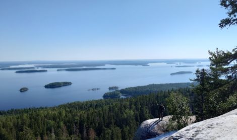 Suomija. Pielineno ežeras.