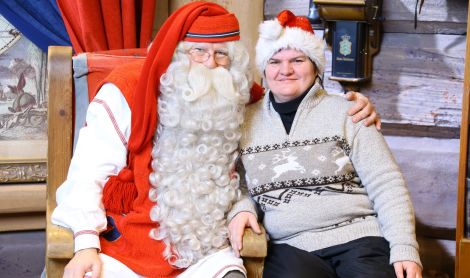 Suomija. Laplandija.