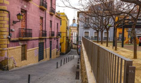 Ispanija. Barrio de Santa Cruz.