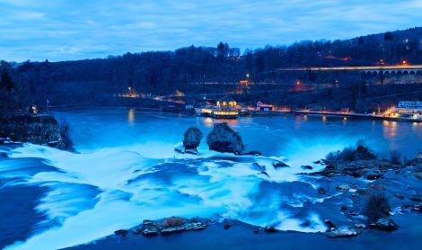 Šveicarija. Reino kriokliai.
