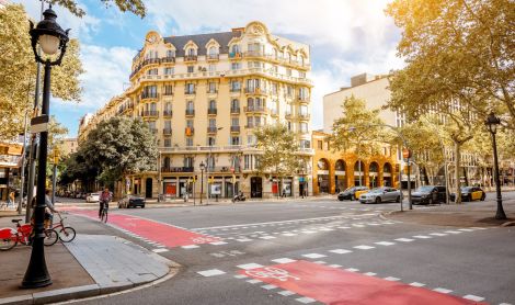 Ispanija. La Rambla gatvė.