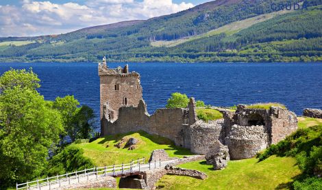 Škotija. Loch Nesso ežeras.