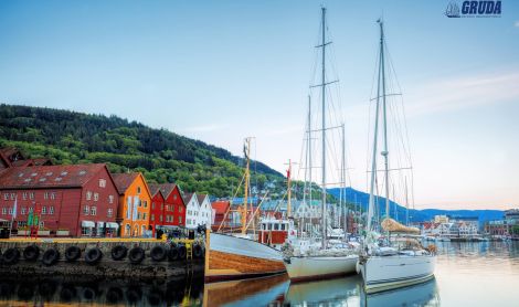 Norvegija. Bergenas.