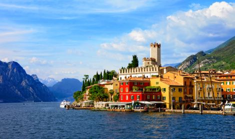 Italija. Gardos ežeras.