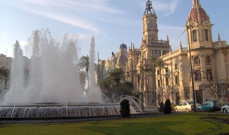 Ispanija. Valensija. Rotušė.