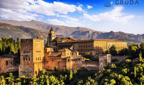 Alhambra. Ispanija.