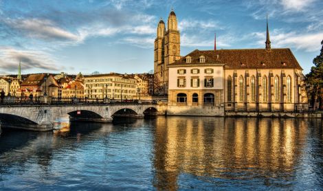 Šveicarija. Ciurichas.