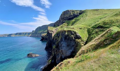 Airija. Carrick-a-Rede.