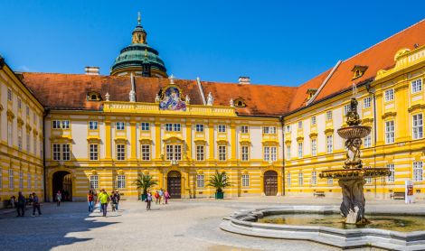Austrija. Melko benediktinų vienuolynas.