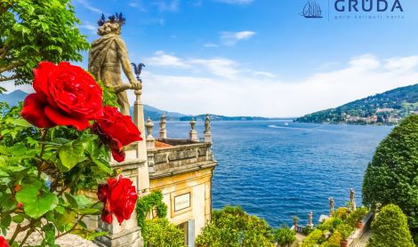 Italija. Madžorės ežeras.