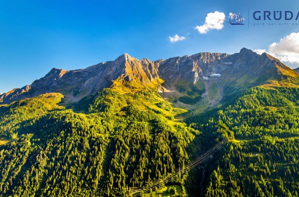 Bavarijos, Austrijos ir Italijos Alpės.