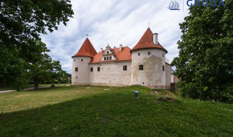 Latvija. Cėsio pilis.