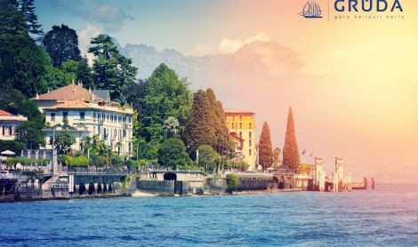 Italija. Komo ežeras.