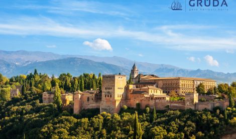Alhambra. Ispanija.