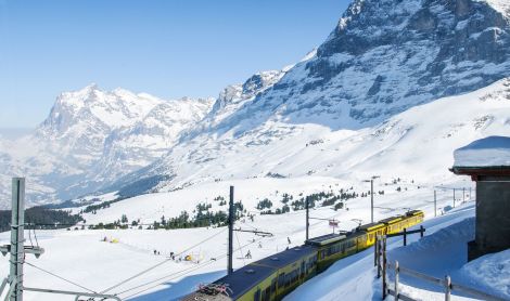 Šveicarija. Jungfraujoch geležinkelio stotis.