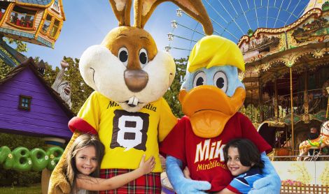 Italija. Mirabilandijos pramogų parkas.