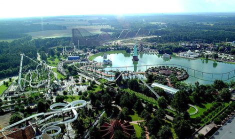 Vokietija. Heidės pramogų parkas.