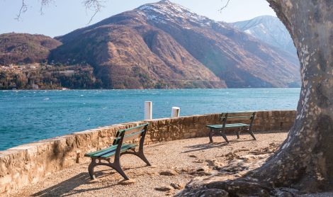 Italija. Komo ežeras.