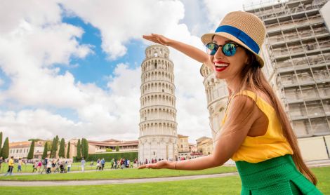 Italija. Piza.