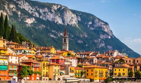 Italija. Komo ežeras.