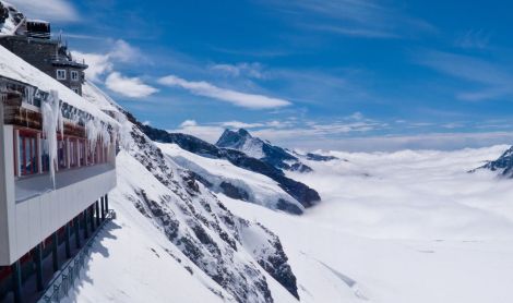 Šveicarija. Jungfraujoch.