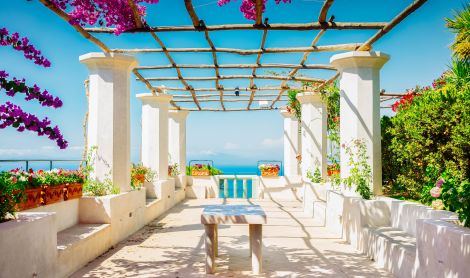 Italija. Amalfio pakrantė.