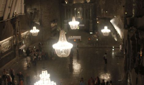 Lenkija. Veličkos druskų kasyklos.