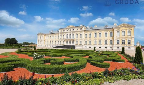 Latvija. Rundale pilis.