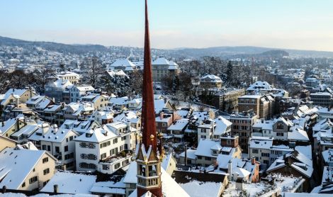 Šveicarija. Ciurichas.