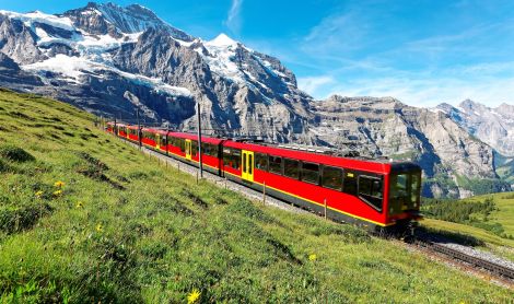 Šveicarija. Jungfraujoch.