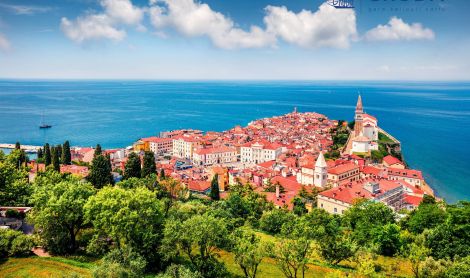 Slovėnija. Piran miestas.
