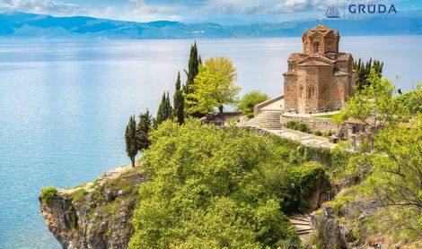 Makedonija. Ochrido ežeras.