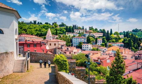 Slovėnija. Piran miestas.