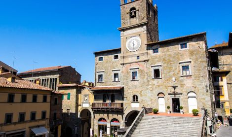 Italija. Kortona