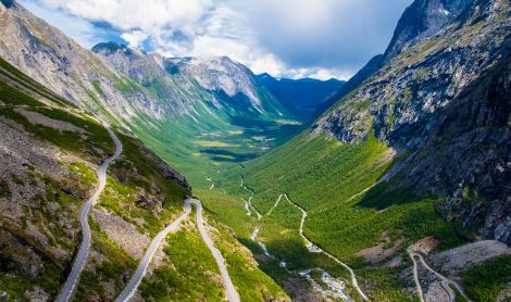 Norvegija. Trolių kelias.