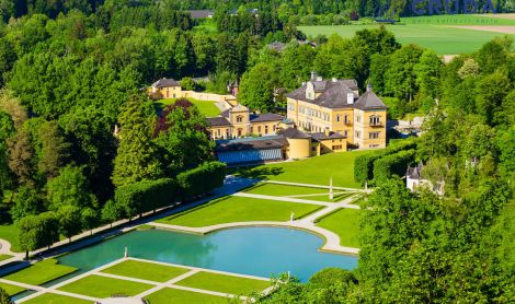 Austrija. Helbruno rūmai.