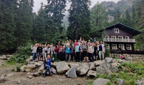 Slovakija. Pieninų nacionalinis parkas.