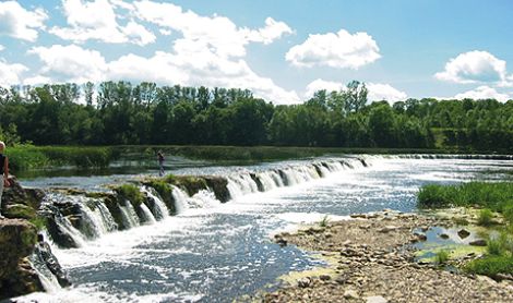 Latvija. Kuldyga. Ventos krioklys.