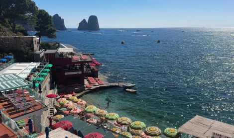 Italija. Kaprio sala.