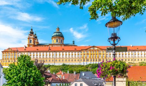 Austrija. Melko benediktinų vienuolynas.
