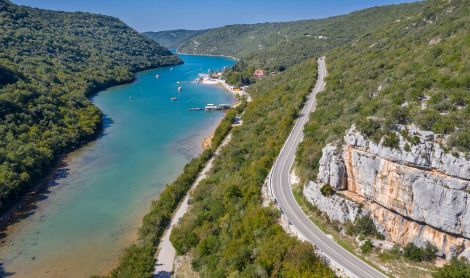 Kroatija. Limos kanalas.