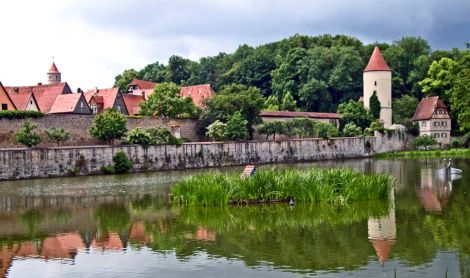 Vokietija. Dinkelsbiulis.