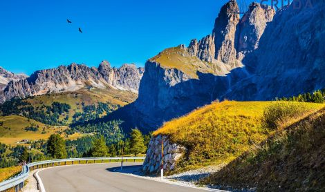 Italija. Sella perėja.